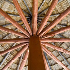 telhado de eucalipto tratado Singular Eucalipto