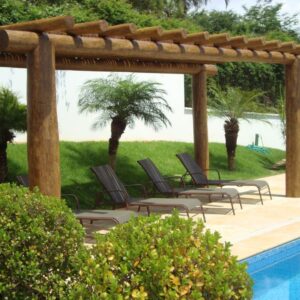 Caramanchão eucalipto tratado